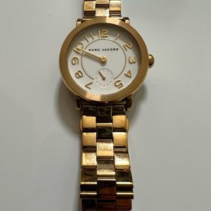 Marc Jacobs Women's Riley Rose Gold-Tone Watch